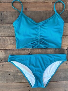 Shade & Shore Ribbed Bikini Top & Bottoms